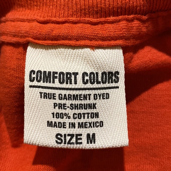 MT Washington Live Free or Die T-Shirt M Orange Moose - Picture 4 of 5